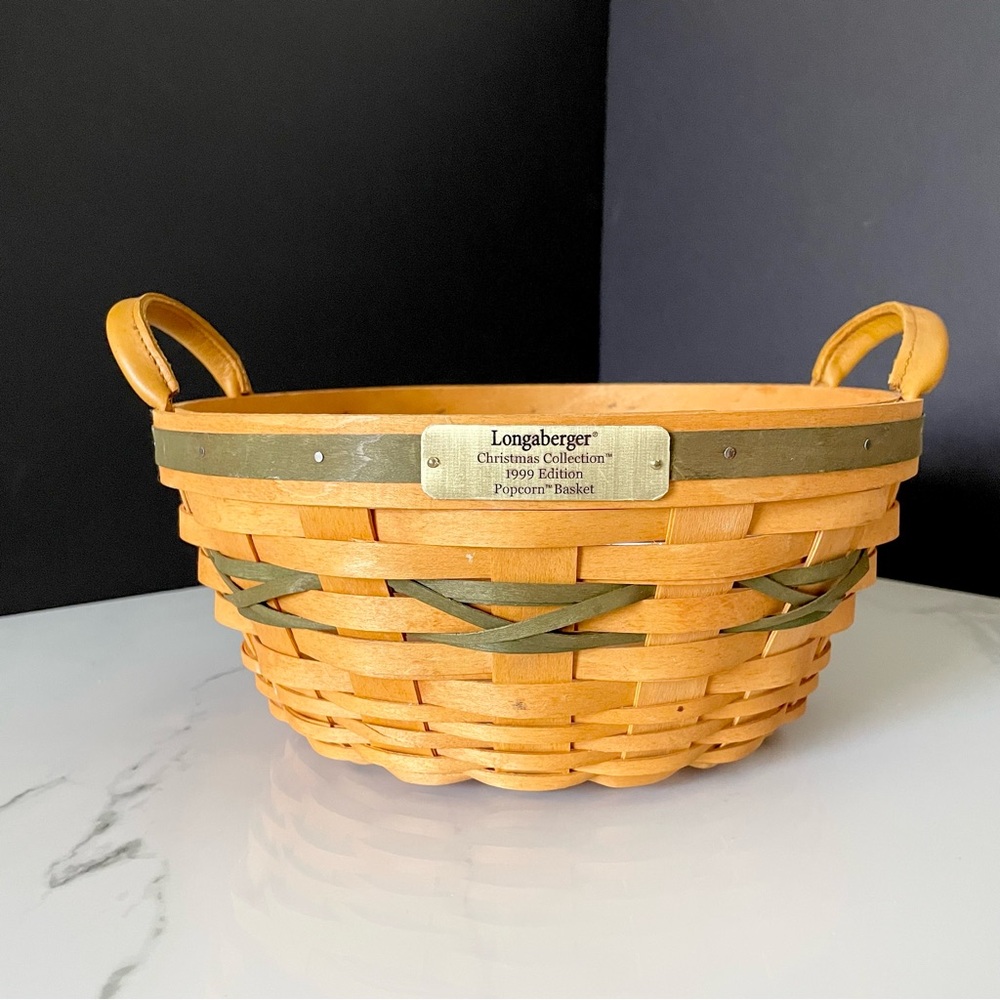Christmas Popcorn Basket by Longaberger
